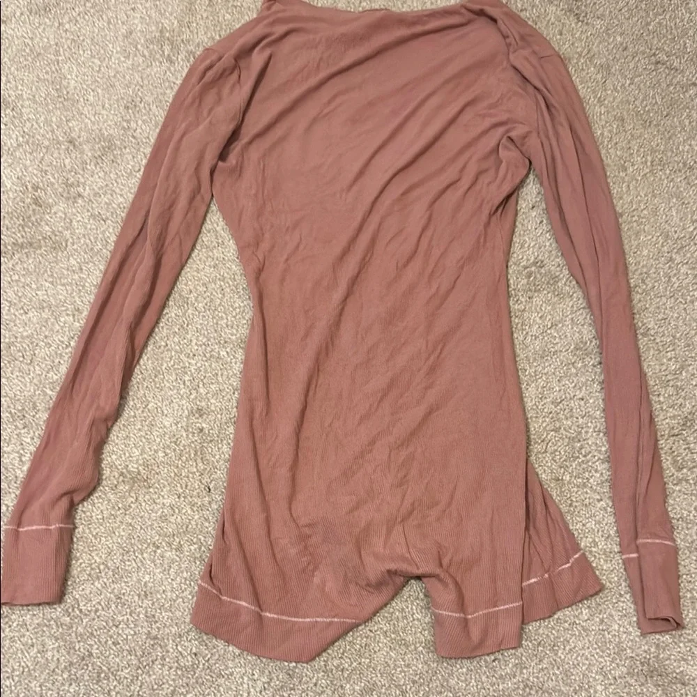 Skims soft lounge button up Henley - Picture 5 of 5
